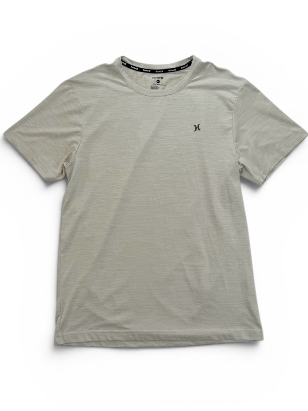 Hurley Men's Short-Sleeve Crew Tee in Light Tan